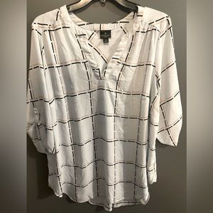 Women’s top, 3/4 length sleeves, 1X, Worthington